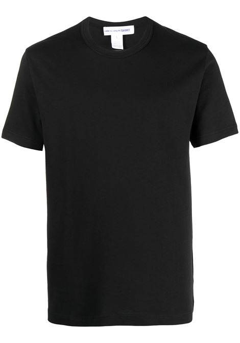 crewneck t-shirt man black COMME DES GARÇONS SHIRT | FZ-T002-PER1